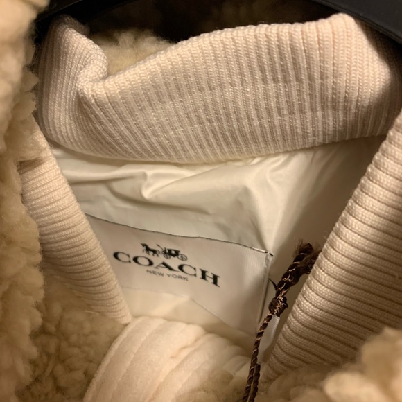 Coach off White Winter Coat - Picture 4 of 4